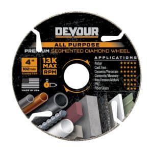 3.9" Diamond Blade Drink Coaster - DEVOUR All Purpose