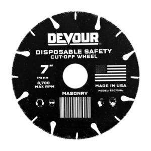 7.0" Masonry Disposable Segmented Safety Cut-Off Blade
